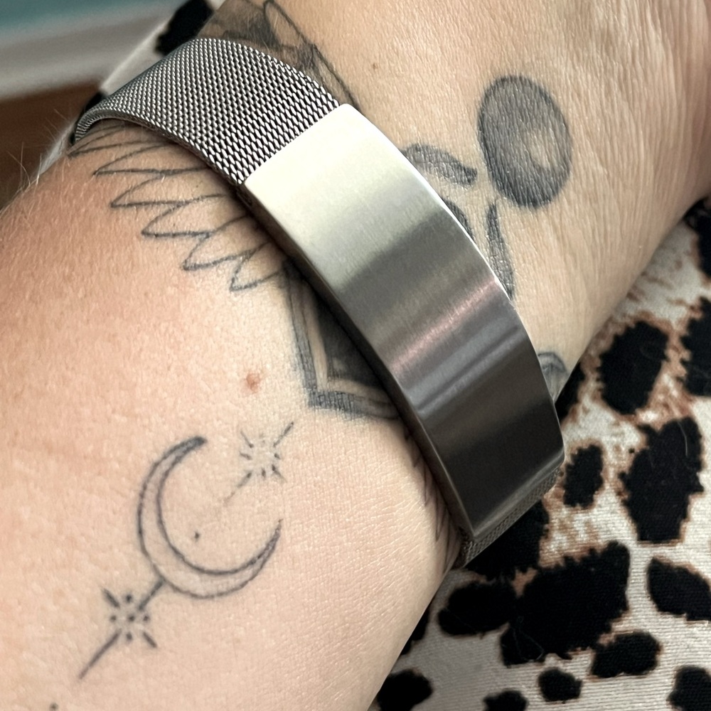 Vintage Stainless Steel Bracelet Adjustable